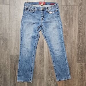 Lucky Brand Sofia Straight Jeans Womens 10/30 Regular Cute Blue Denim